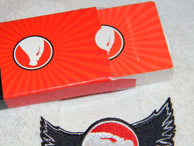 Air Hawk- air compressor, tools- Collectible deck of cards & patch with Logo-NEW