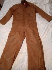 Vintage Big Ben Mens Large Regular Insulated Work Coveralls Overalls Made in USA