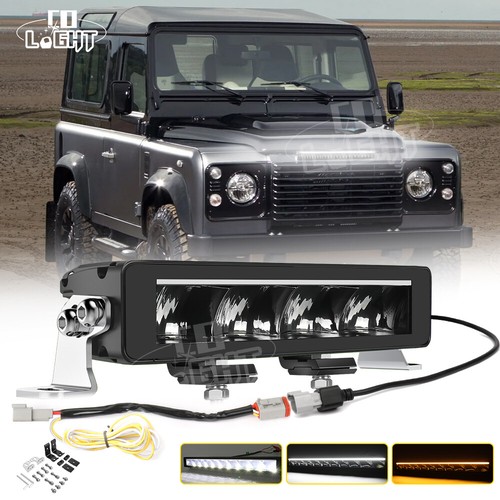 Slim 22"32"42"52" LED Night Light Bar Offroad Dual Color DRL Park Light 12V 24V - Picture 13 of 17