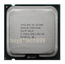 Intel Pentium E6500K CPU 2.93 GHz 2 cores Socket LGA775 SLGYP 1066 MHz Processor