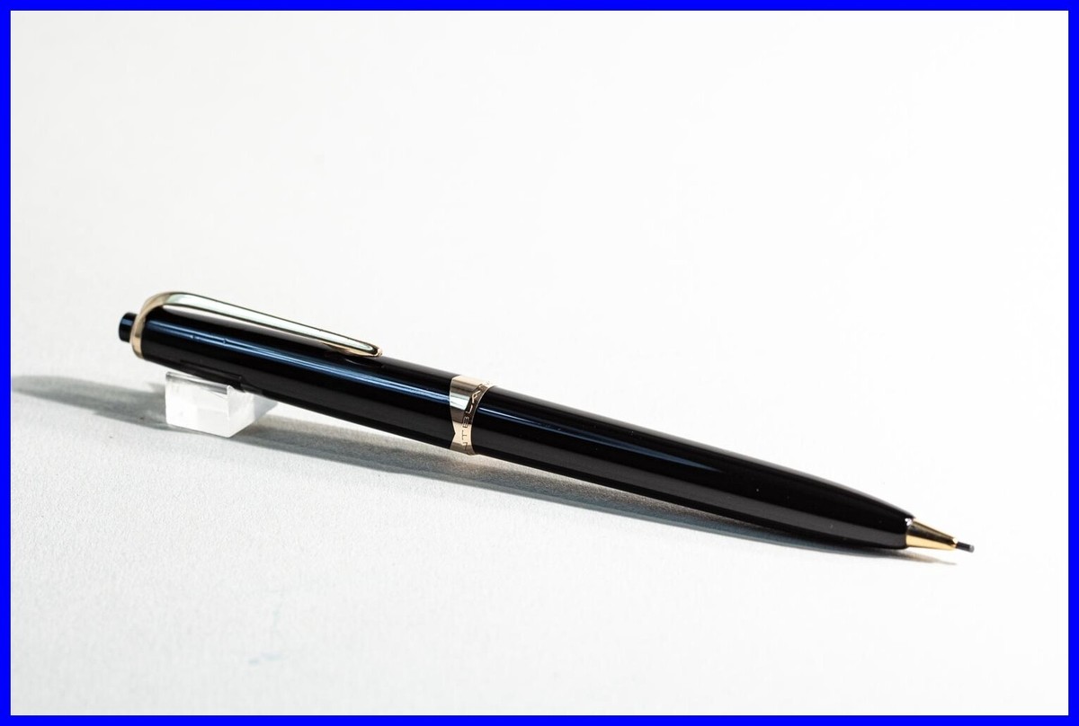1963 Montblanc MASTERPIECE N° 16 PIX Pusher Pencil Black & Gold