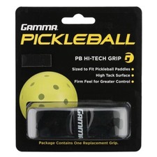 Pickleball Replacement Grip Black Gamma PB Hi-tech Gel Grip Brand New