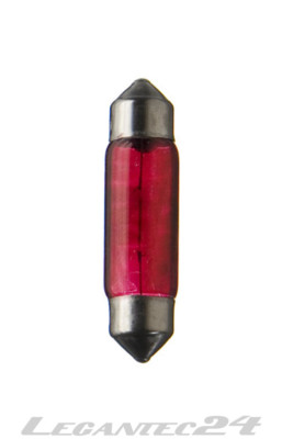Soffitte 24V 5W S8,5 11x39mm rot Glühbirne Lampe Birne 24Volt 5Watt neu
