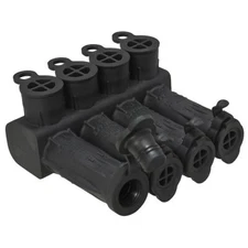 Ilsco PED4-350SS-DB Multi-Tap Connector 4 Port 1 Side Entry 10 AWG to 350 MCM