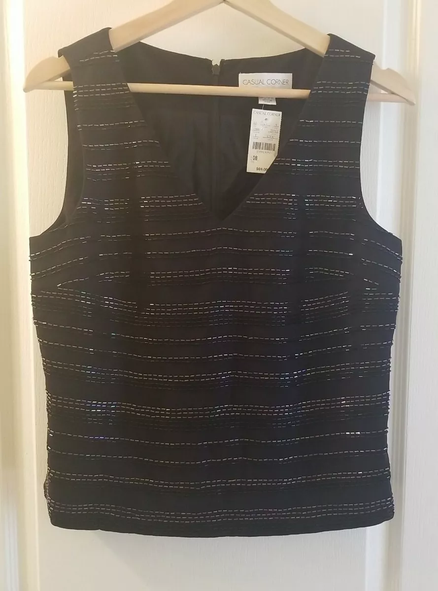 Dressy black cheap sleeveless tops
