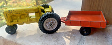 Vintage 1970s Hubley Toy Farm Tractor & Trailer Very Nice - Made in USA