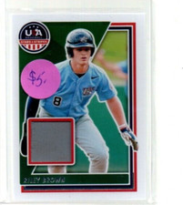 Riley Brown 2022 Panini USA Baseball Stars And Stripes Relic Game Used USAM-RB