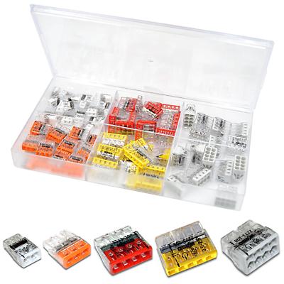 90 Stück | Sortiment WAGO Klemme | Wago 2273 | Box Set Verbindungsklemme