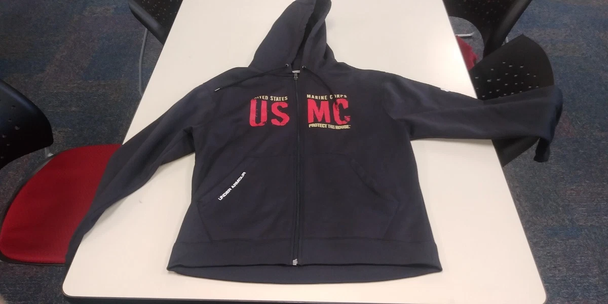 Marine corps zippered hoodie 2025