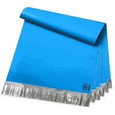 100 14.5x19 Poly Mailers Envelopes Self Sealing Shipping Mailers Blue  POLYSELLS