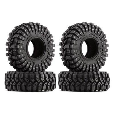 1.0 Tires - All Terrain Super S5 King Trekker Soft Sticky Tires for 1/18 TRX4...