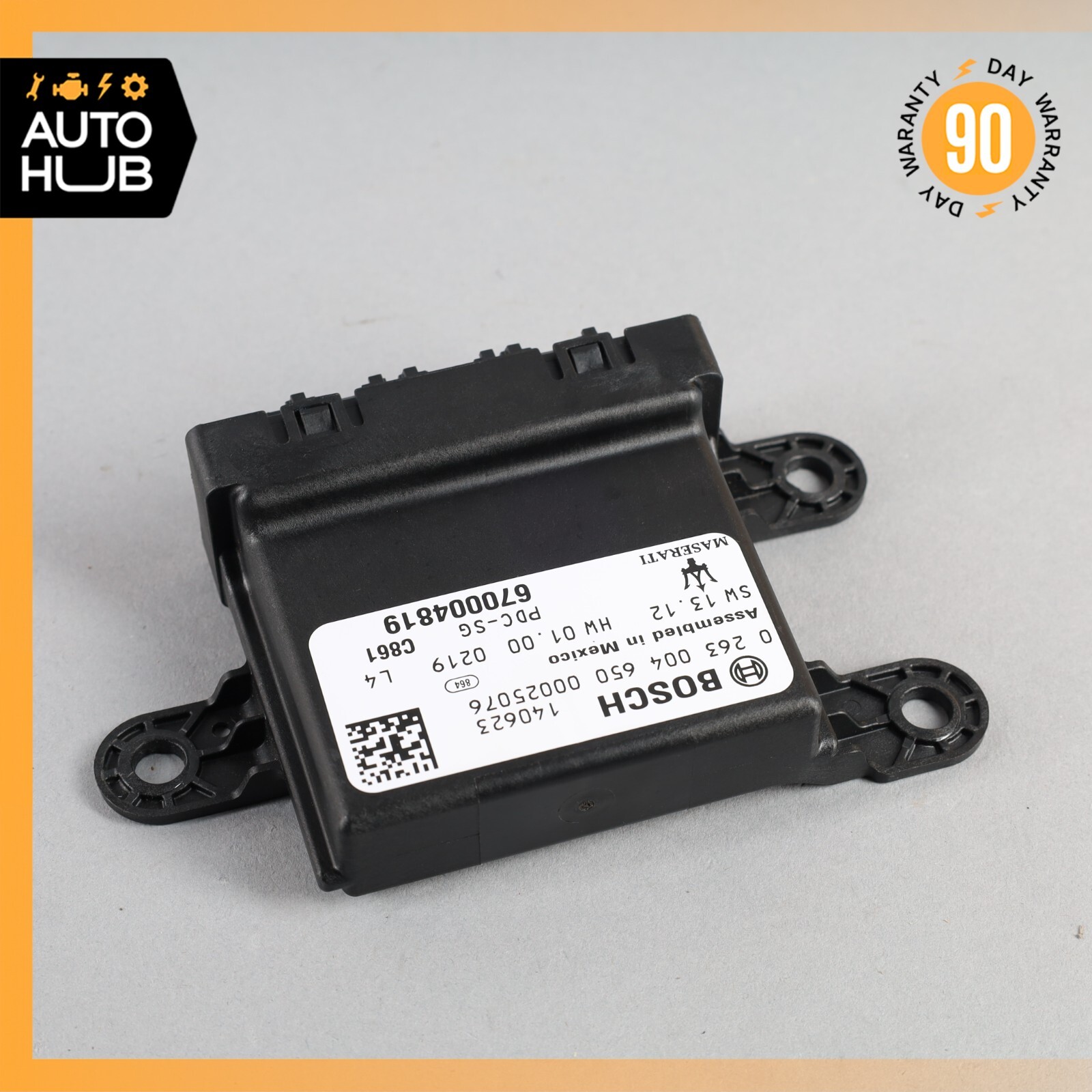 14-16 Maserati Ghibli M157 Quattroporte Park Parking Assist Control Module OEM