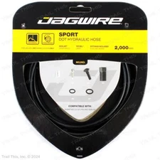Jagwire Sport DOT Hydraulic Hose Kit for SRAM Road Bike Post Mount 2000mm Black