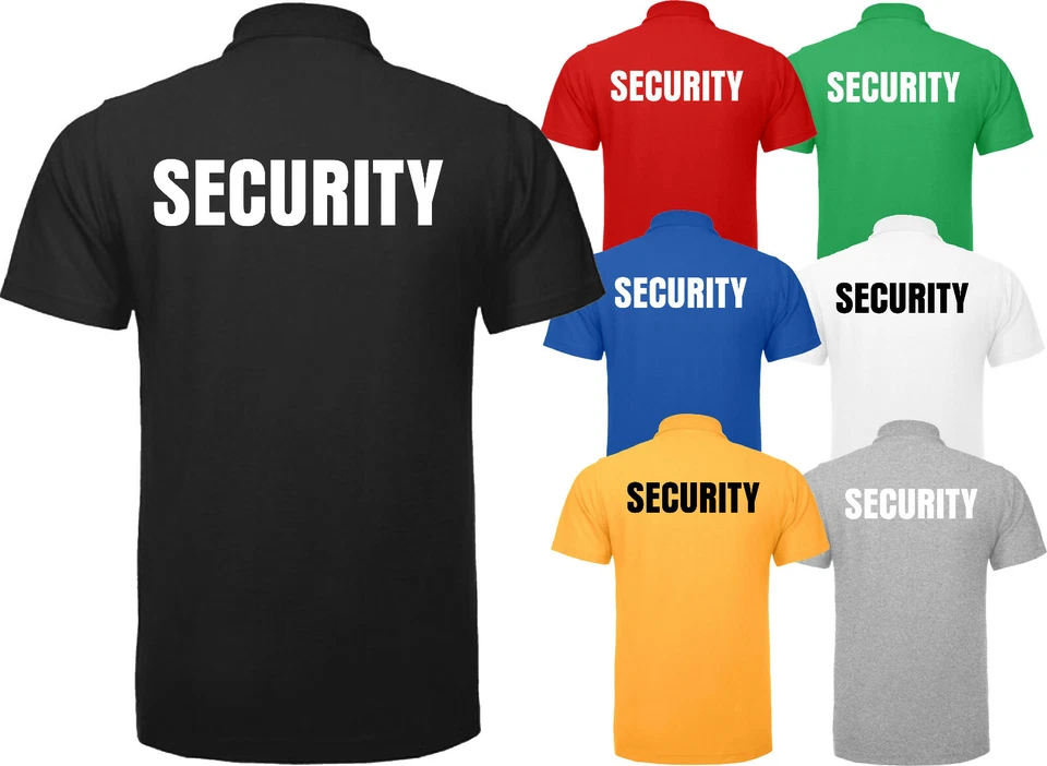 MARKENLOS Poloshirt Polo Security Sicherheitsdienst Sicherheitsbekleidung Sicherheit
