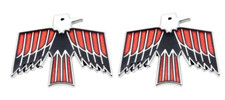 Oer Deluxe Door Panel Bird Emblem Set For 1968-1969 Pontiac Firebird