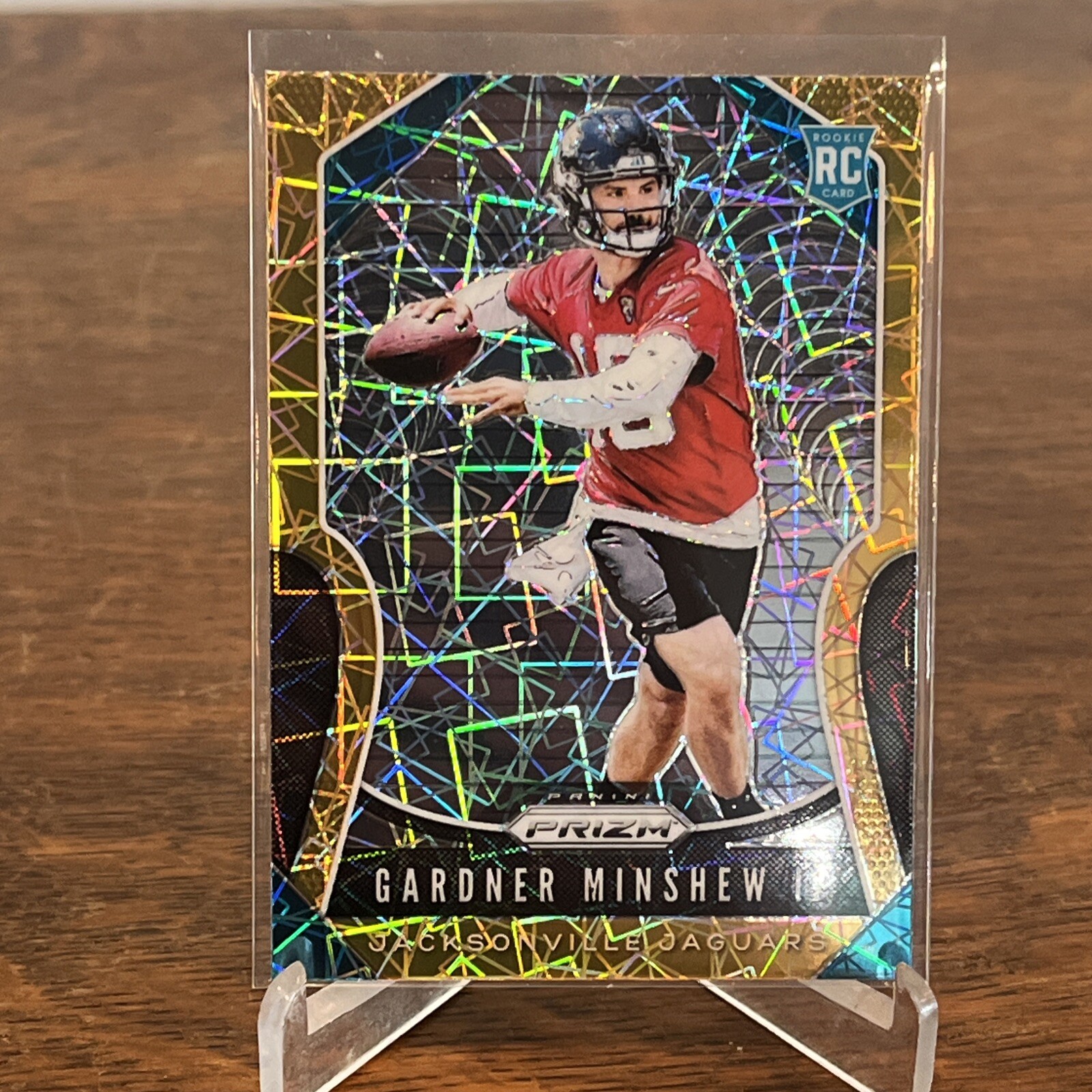 2019 Panini Prizm Rookies Lazer Laser Prizm Gardner Minshew II #322 Rookie RC QB