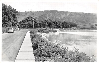 BALA LAKE - NEUE PROMENADE - 1956 VERSCHICKT ~ EINE ALTE ECHTFOTO POSTKARTE #231018