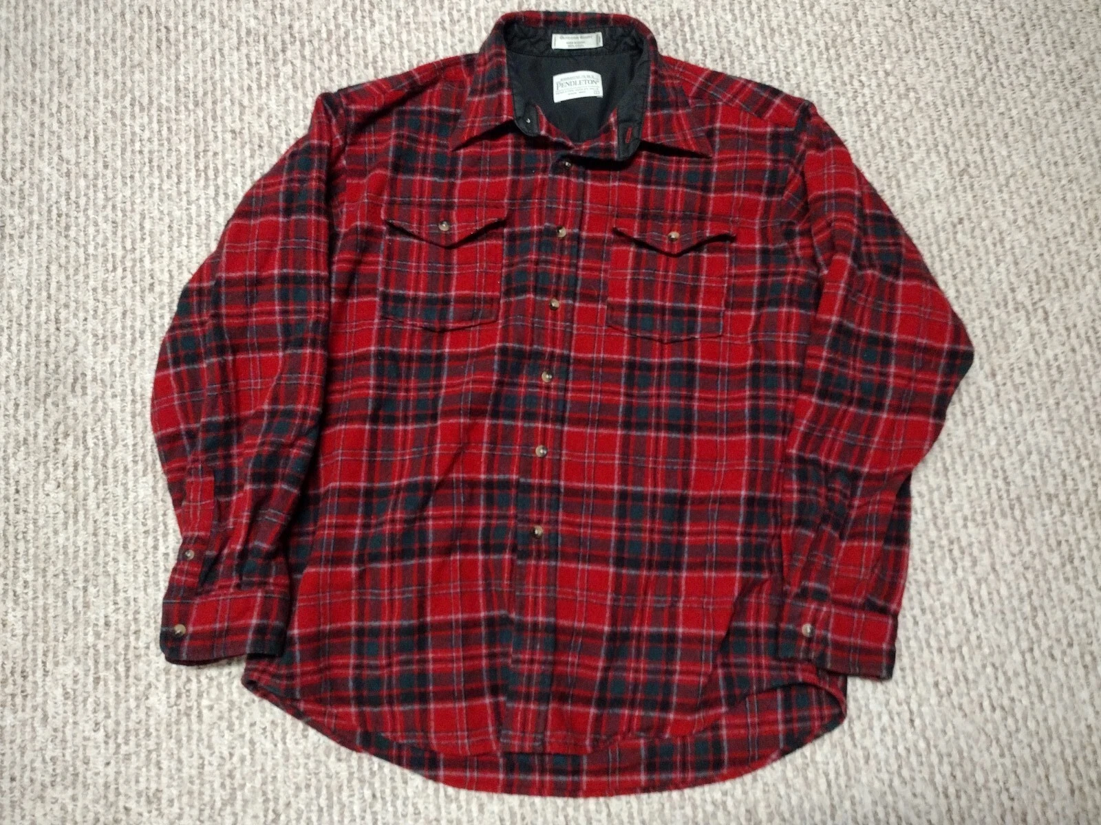 PENDLETON Wool Outdoor Shirt L Flannel Grunge Punk Plaid Long Sleeve Wool
Opens in a new window or t