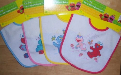 Sesame Street Monsters Baby Bibs Cloths