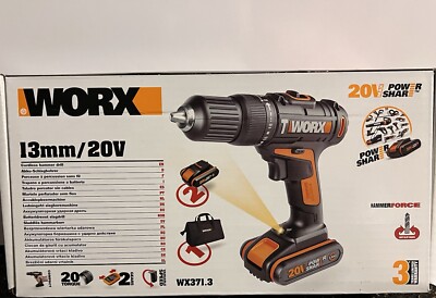 Worx Akku Schlagbohrer WX371.3 WX371 Akkuschrauber Bohrhammer