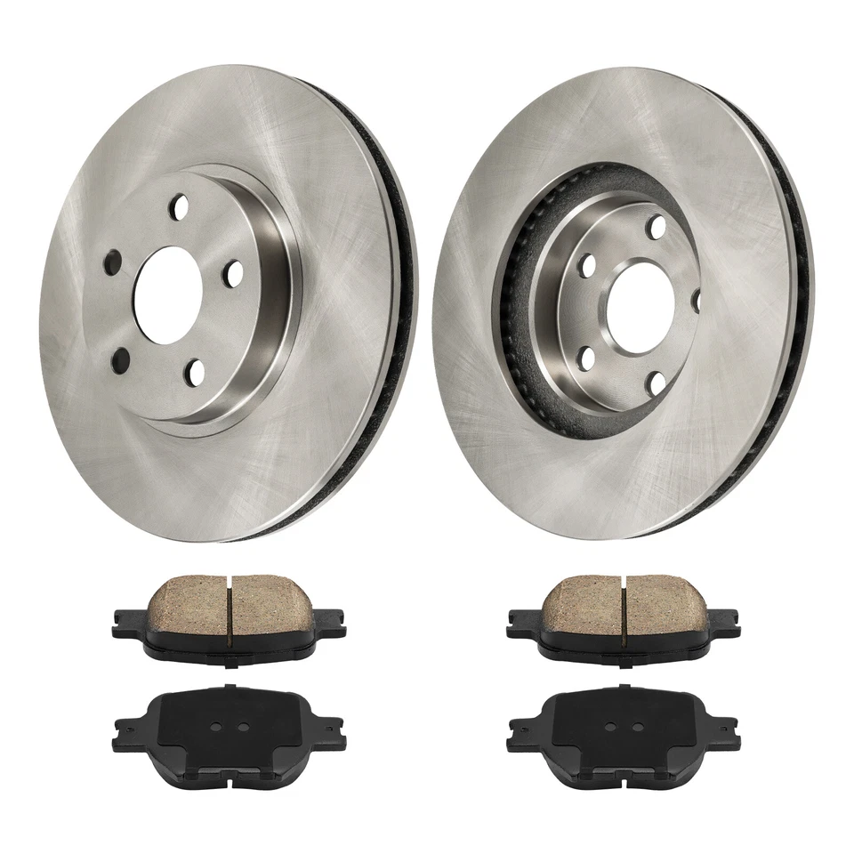 New Front Brake Rotors & Brake Pads for 2002  2003 2004 2005 Toyota Celica - Image 2 of 4