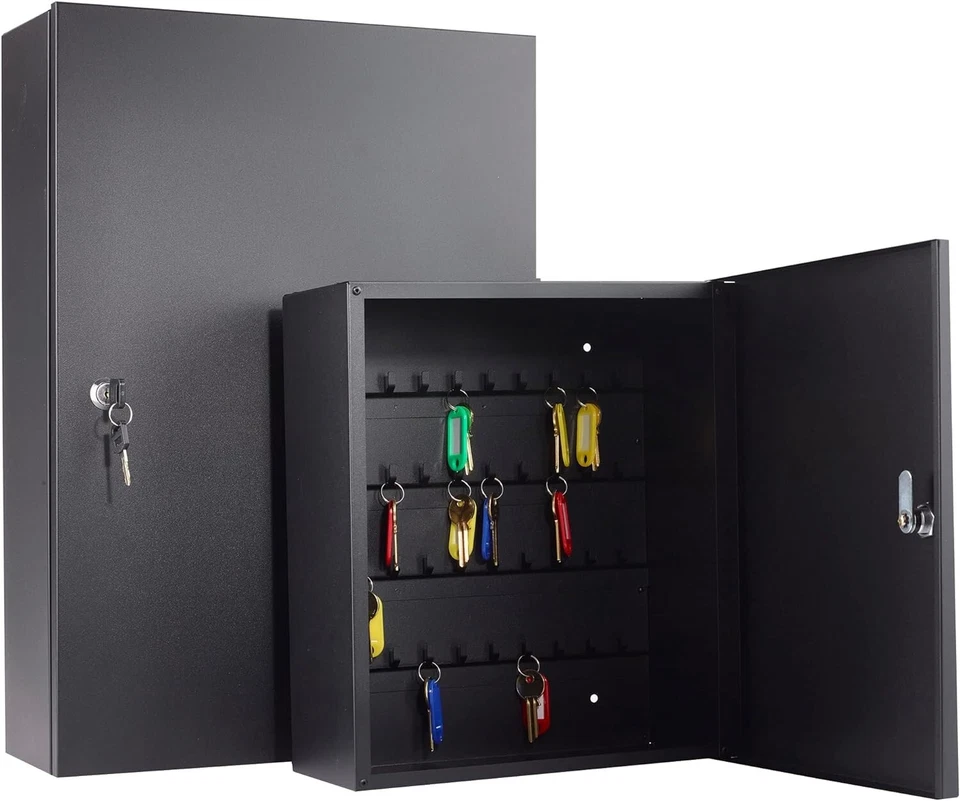 Key Cabinet Wall Mounted Key Storage up to 40 Keys Easy to Use Key Lock - Image 3 of 4