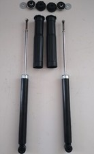 2 Gasdruck Stoßdämpfer Toyota Aygo Domlager Staubschutz hinten HA 