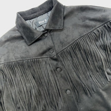 Blue B Collection Snap Up Western Fringe Long...