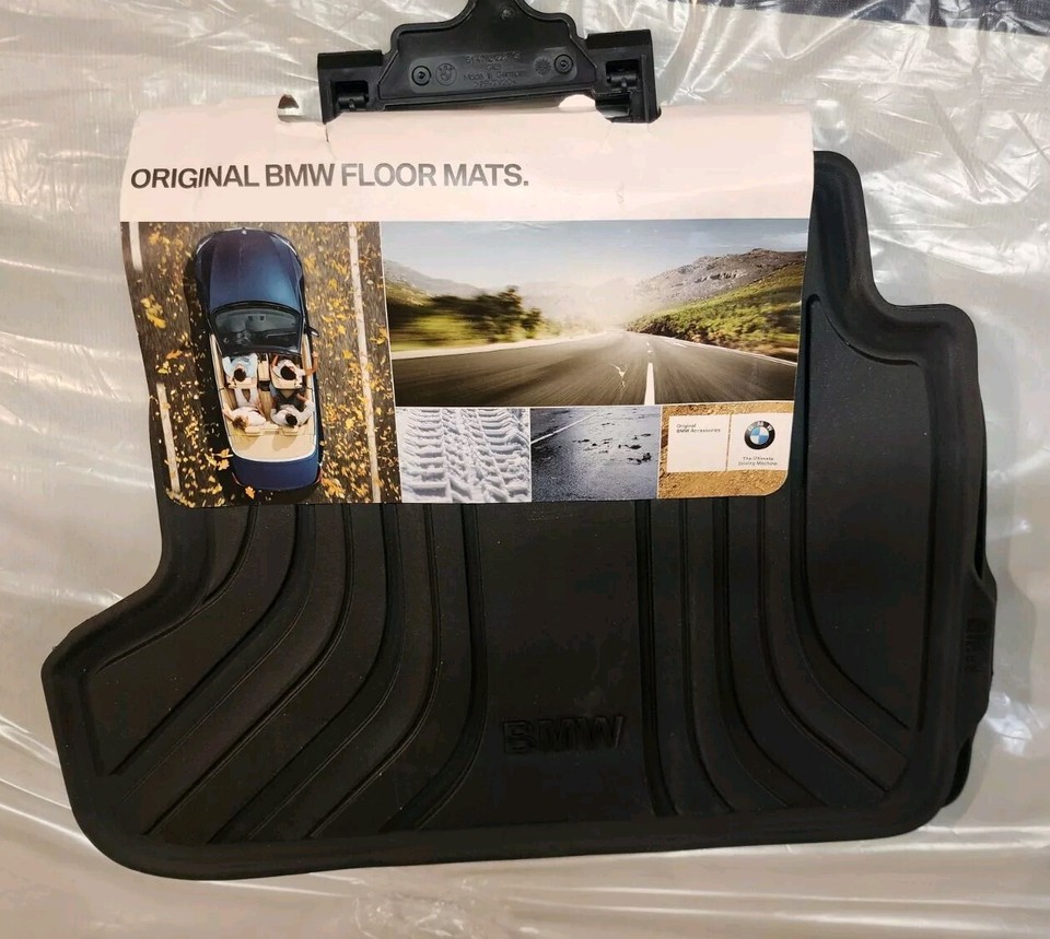 BMW F22 F87 Rear All Weather Rubber Floor Mat Set 51472297420 NEW eBay