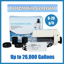 26,000 Gallon Chlorine Generator Salt Water Pool System for Above Ground Pool
