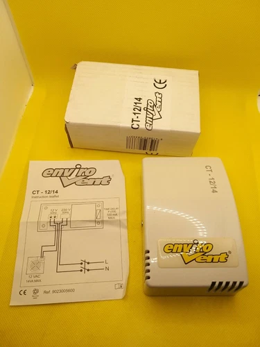 EnviroVent S&P Transformer CT 12/14 12V Extractor Fan 50Hz Isolating Fuse