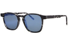 RetroSuperFuture Unico QKB/R SP18 Sunglasses Black Pattern/Blue/Green Lens 50mm