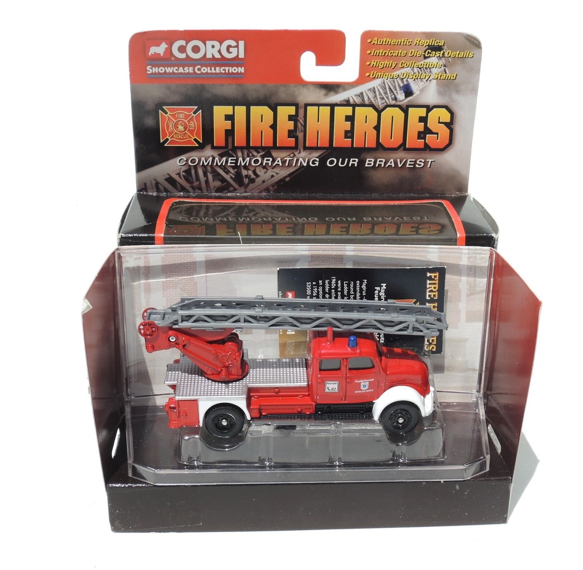 New diecast Corgi Magirus Deutz Ladder Fire Truck with box | eBay