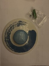 Ceramic Coat Hooks (Blue And Red). Pack Of 2