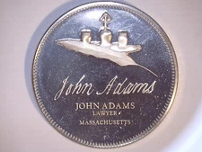 JOHN ADAMS,US Commemorative, Uncirculated Sterling Silver   (US-3308)