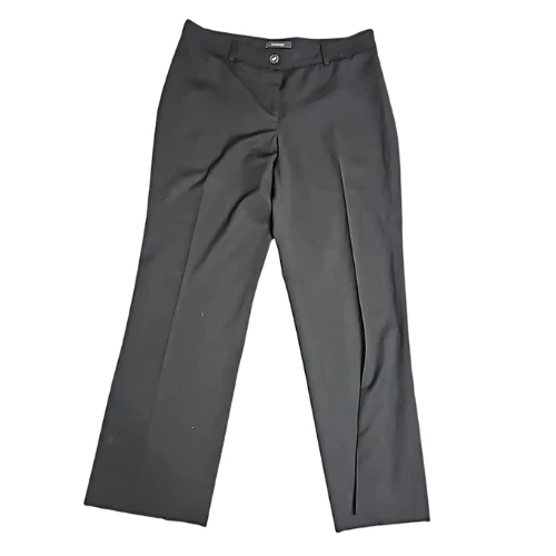 Gianni Versace Nero 100% Lana Italia Vestito Pantalone Donna 32 Vita Italia Taglia 44