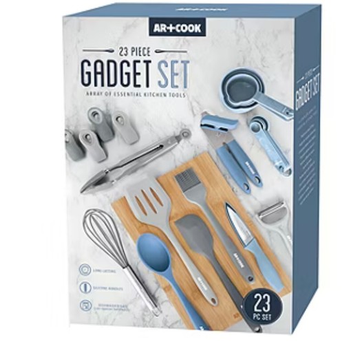 Art + Cook 23 pieces essential kitchen gadgets Color teal | eBay