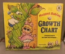 New! Muppet Babies Growth Chart 1989 Jim Henson 80s Sealed US Seller Ships Free