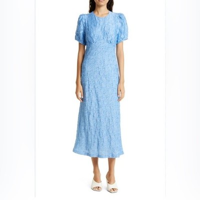 Baum und Pferdgarten NWT Baby Blue Sweetheart Midi Dress size 4 