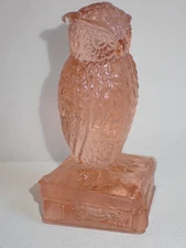 Degenhart Light Peach Blo #243 Glass Owl