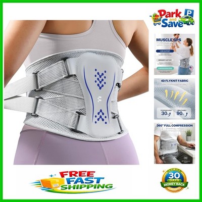 Adjustable Lumbar Support Back Brace for Sciatica & Lower Back Pain - Size L