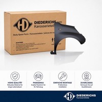 KotflÜGel Vorne Rechts Diederichs 3452906 FÜR CitroËN Passend FÜR Fiat Fender