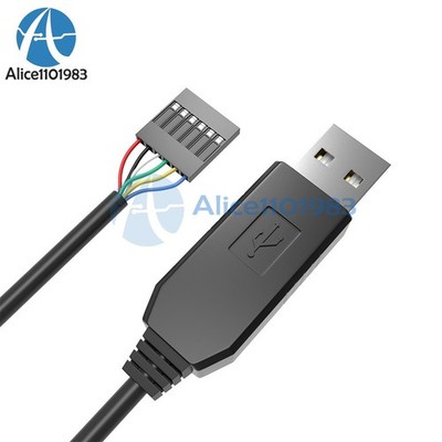 2PCS 6pin   FT232RL USB to Serial adapter module TTL RS232   cables *gi