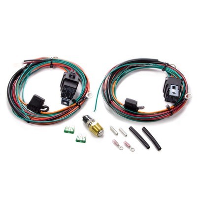 BE-COOL RADIATORS Wiring Harness Kit For Dual Fans- 75117