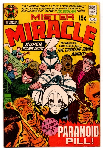 Mister Miracle #3 DC Comics 1971 Jack Kirby Story & Art with 1st Doctor Bedlam