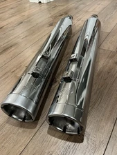 Harley Davidson Vance and Hines Monster Round Slip-Ons 2009-2016 Touring Models