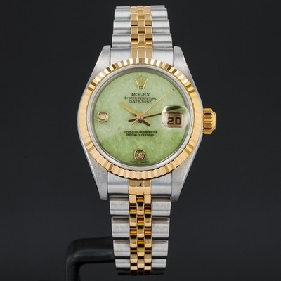 Rolex Lady-Datejust 26, 79173, Steel & Yellow Gold, Jade Arabic Diamond Dial,...