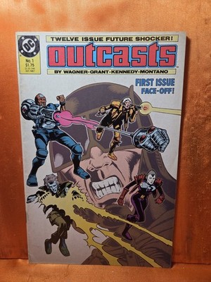 DC Comics Outcasts #1 VF Comic Book 1987 John Wagner Cam Kennedy  DC Shock