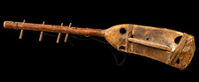 African Kundi Bow Harp Azande Congo 29” Tribal Art EX - Roy Sieber Collection