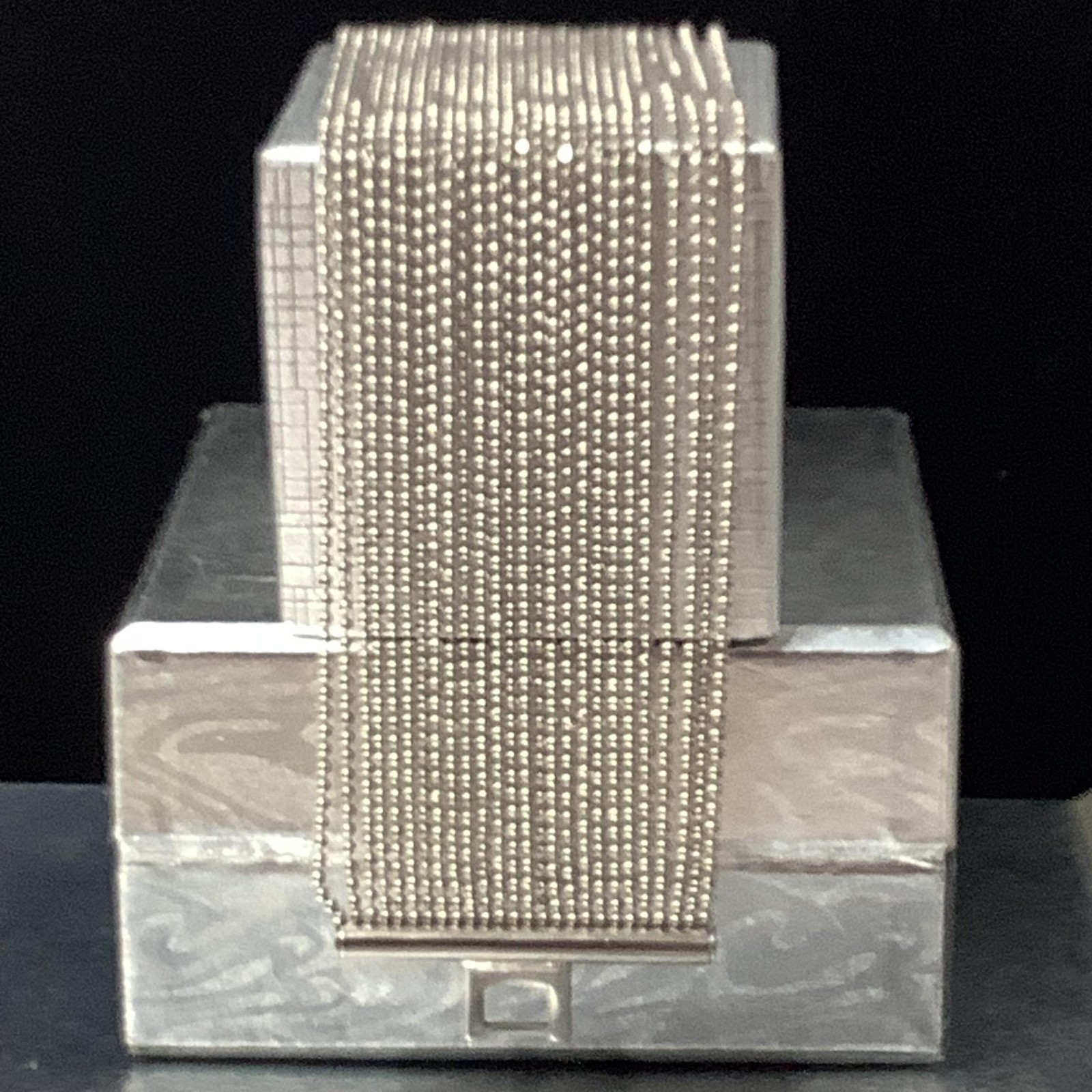 Simulated Liquid Silver Multi Strand Ball Bead Ch… - image 14